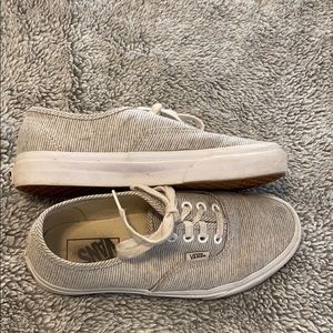Gray and white vans!!!